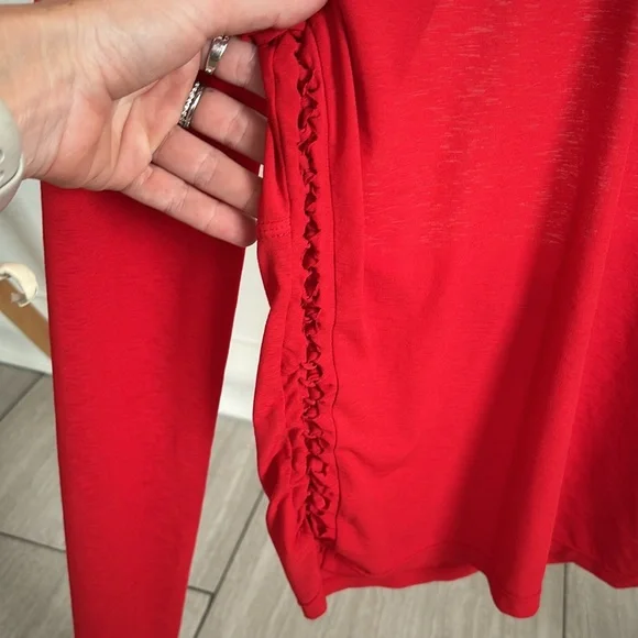 FP Movement Free people Women's Red Long Sleeve Top XS - Picture 4 of 7